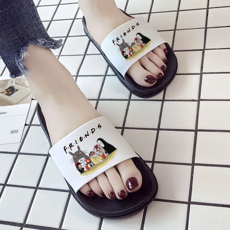 Kawaii Cartoon Totoro printed Ladies Slippers 2021 New shoes Slides Sandals Harajuku Summer Women Slippers Sandals Mujer
Kawaii Cartoon Totoro printed Ladies Slippers 2021 New shoes Slides Sandals Harajuku Summer Women Slippers Sandals Mujer
