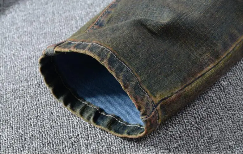 New men's male Street fashion brand autumn style retro distressed rewashed jeans stretch slim pants trousers 146
New men's male Street fashion brand autumn style retro distressed rewashed jeans stretch slim pants trousers 146