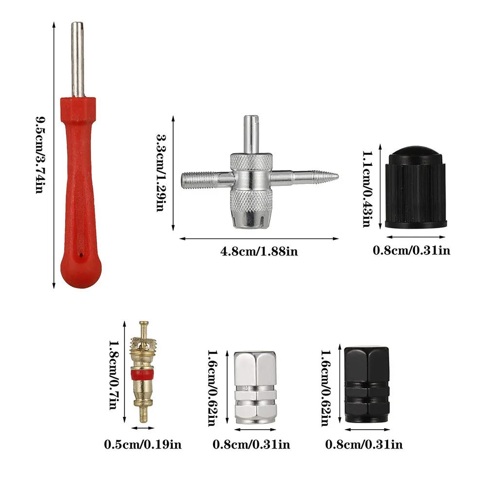 Valve Core Remover Bike Car Motorcycle Tyre Removal Wrench With Valve Core Cap Auto Repairing Hand Tools Repair Accessories
Valve Core Remover Bike Car Motorcycle Tyre Removal Wrench With Valve Core Cap Auto Repairing Hand Tools Repair Accessories