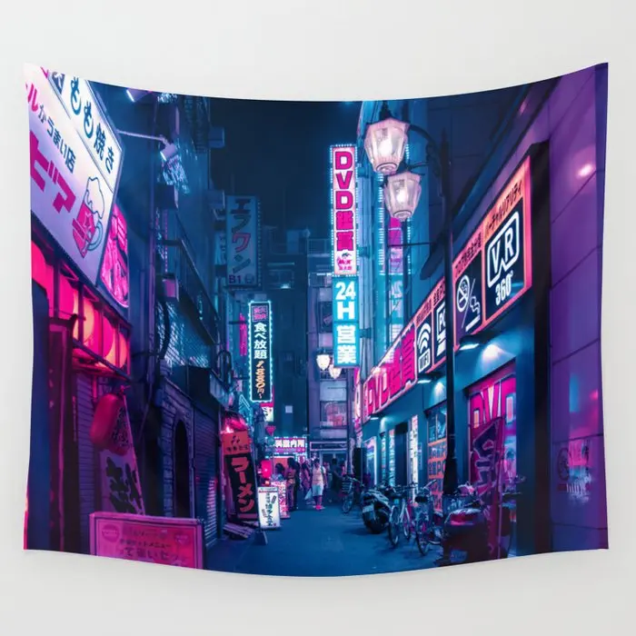 Tokyo 24H Tapestry Wall Hanging Kawaii Tapestry Bedspread Room Wall Decor Bedside Layout Room Decoration
Tokyo 24H Tapestry Wall Hanging Kawaii Tapestry Bedspread Room Wall Decor Bedside Layout Room Decoration
