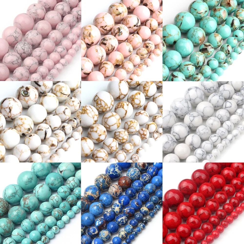 Натуральная бирюза Howlite, каменный осадок, яшмы вокруг Loose DIY для изготовления ювелирных изделий, браслеты в подарок на Рождество, 15 дюймов, 4-12 ...
Натуральная бирюза Howlite, каменный осадок, яшмы вокруг Loose DIY для изготовления ювелирных изделий, браслеты в подарок на Рождество, 15 дюймов, 4-12 ...
