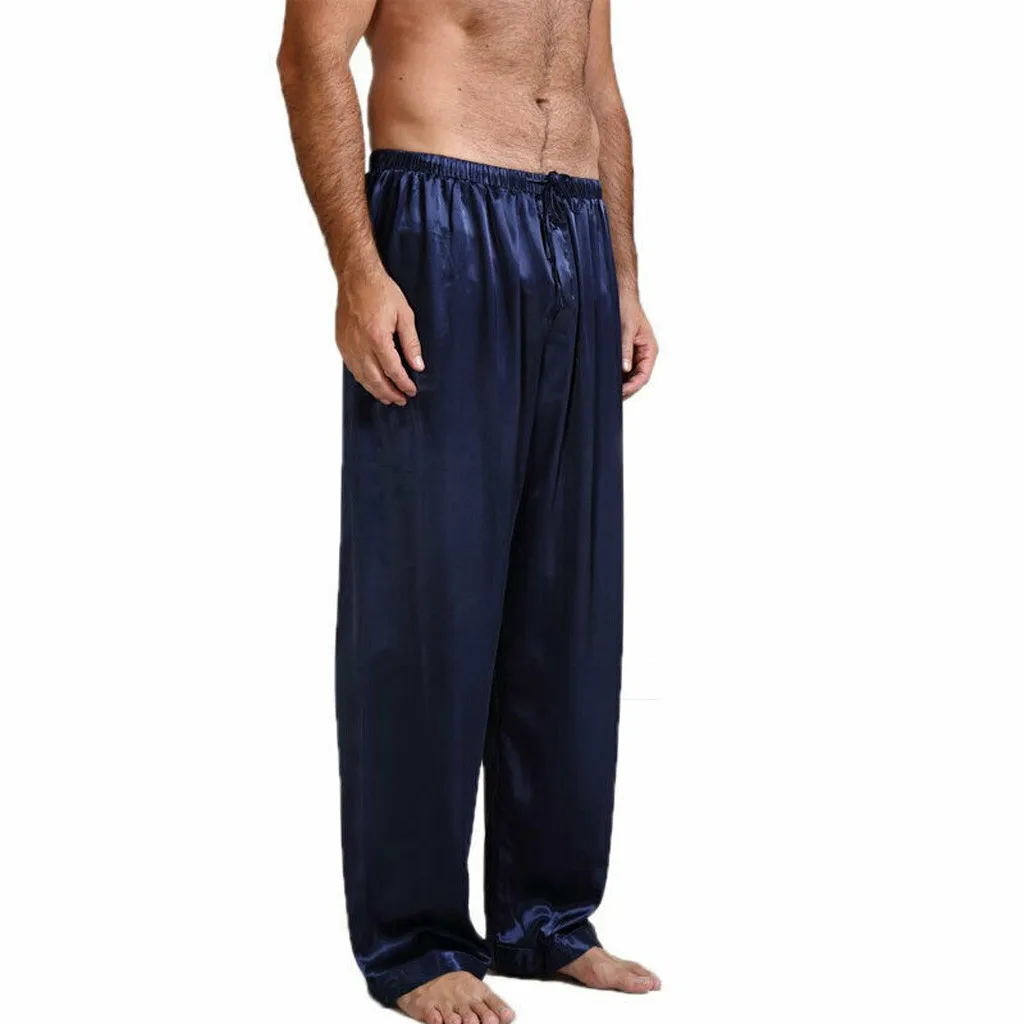 Mens Pajama Pants Sleepwear Nightwear Sleep Pants Solid Satin Homewear thin loose 2020 men lounge pants
Mens Pajama Pants Sleepwear Nightwear Sleep Pants Solid Satin Homewear thin loose 2020 men lounge pants