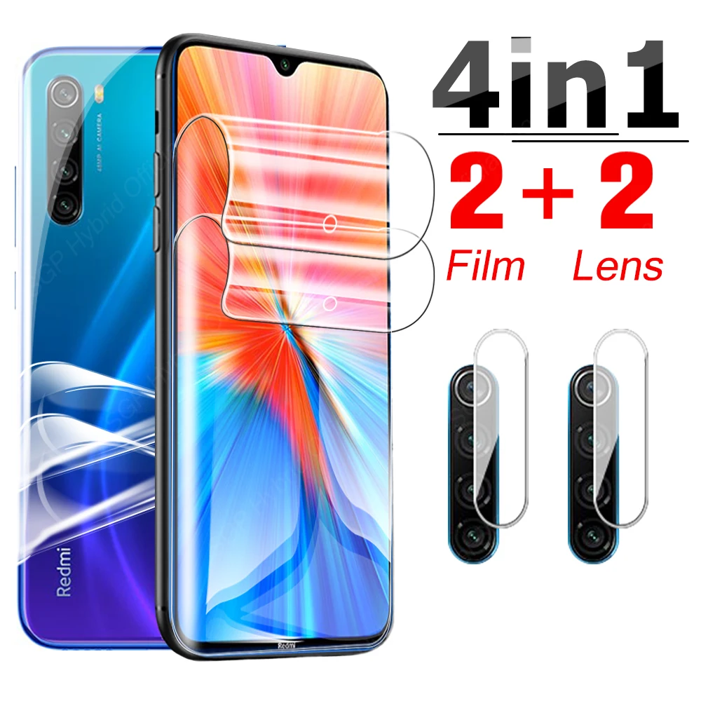 Защитная Гидрогелевая пленка 4-в-1 для Xiaomi Redmi Note 8 Pro 8T 8Pro Note8 2021 Note8t T Защитная пленка для задней камеры 8A
Защитная Гидрогелевая пленка 4-в-1 для Xiaomi Redmi Note 8 Pro 8T 8Pro Note8 2021 Note8t T Защитная пленка для задней камеры 8A