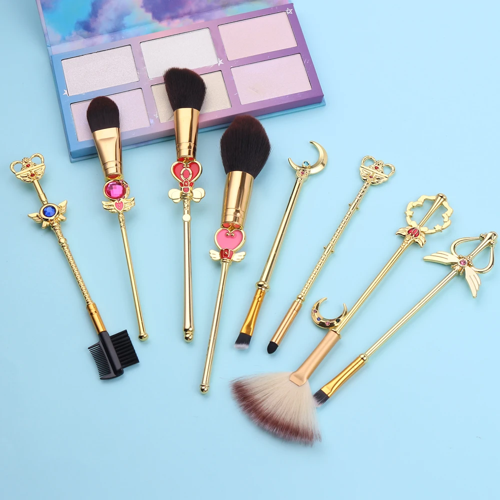 8Pc Anime Sailor Moon Makeup Brushes Set Cosmetic Face Foundation Powder Eyeshadow Blush Lip MakeUp Brush Kit Maquiagem with Bag
8Pc Anime Sailor Moon Makeup Brushes Set Cosmetic Face Foundation Powder Eyeshadow Blush Lip MakeUp Brush Kit Maquiagem with Bag