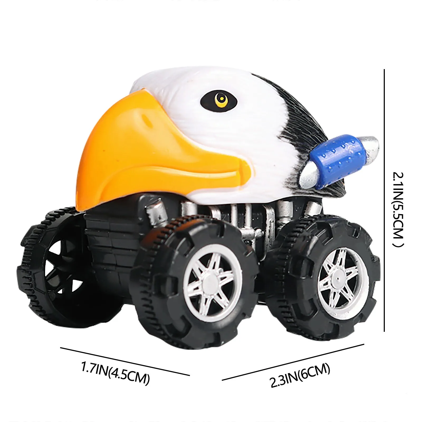 Creative Four-wheel-drive Inertial Sport Utility Vehicle Children's Animal Toy Car Perfect Sized For Kids Intelligence Beginner
Creative Four-wheel-drive Inertial Sport Utility Vehicle Children's Animal Toy Car Perfect Sized For Kids Intelligence Beginner