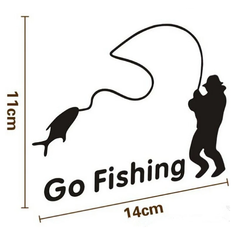 1 X Car Stickers Black Go Fishing Sticker Reflective Tape Waterproof Car Decals Vinyl PVC easy-use 
1 X Car Stickers Black Go Fishing Sticker Reflective Tape Waterproof Car Decals Vinyl PVC easy-use