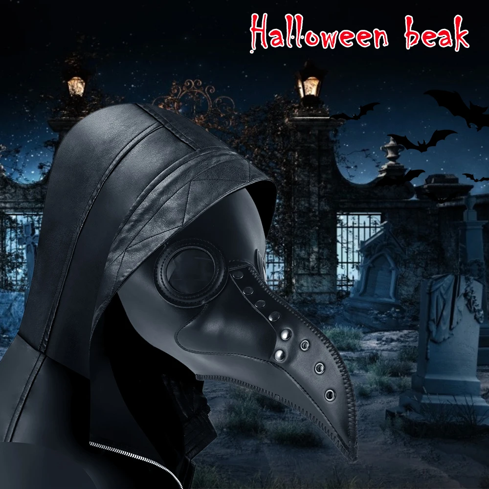 New Halloween Beak Masquerade Party Mask Steampunk Plague Doctor Mask Props Mask Cosplay Cosplay Halloween Beak Adult Event
New Halloween Beak Masquerade Party Mask Steampunk Plague Doctor Mask Props Mask Cosplay Cosplay Halloween Beak Adult Event