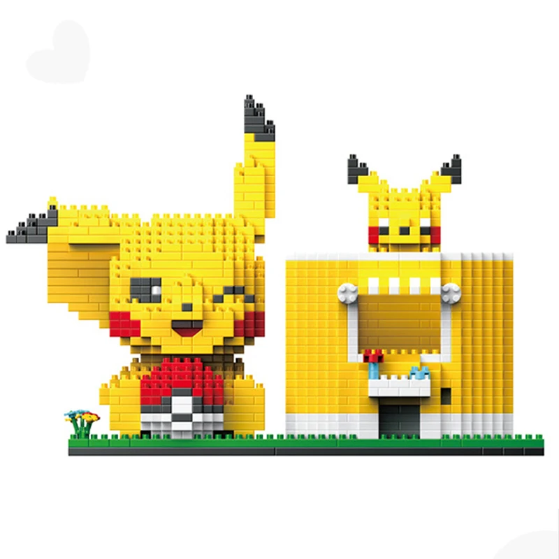 1502 Pcs New Styles Small Pokemon Pikachu Pen Holder Anime Creative Mini Blocks Kids Funny Toy Bricks Action Figure for Children
1502 Pcs New Styles Small Pokemon Pikachu Pen Holder Anime Creative Mini Blocks Kids Funny Toy Bricks Action Figure for Children