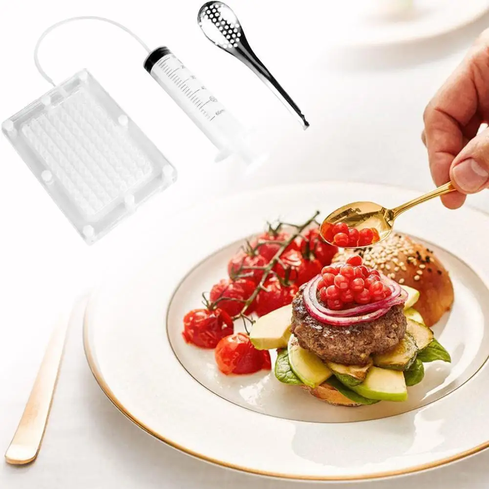 Steel Caviar Maker Molecular Gourmet Tools 100 Holes Kitchen Gadgets Cooking Decoration Equipment Kitchen Tools
Steel Caviar Maker Molecular Gourmet Tools 100 Holes Kitchen Gadgets Cooking Decoration Equipment Kitchen Tools