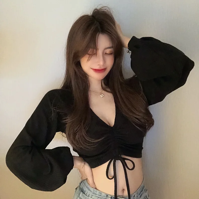 2021 New Summer T Shirt Women Elasticity T-Shirt Woman Clothes Tops Slim Tshirt Female Long sleeve Crop Top Womens Sexy Canale
2021 New Summer T Shirt Women Elasticity T-Shirt Woman Clothes Tops Slim Tshirt Female Long sleeve Crop Top Womens Sexy Canale