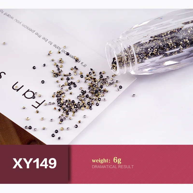 1box New Fashion Crystal Sharp Bottom Rhinestone Transparent Bead Bottled Nail Jewelry DIY Nail Supplies Accessories
1box New Fashion Crystal Sharp Bottom Rhinestone Transparent Bead Bottled Nail Jewelry DIY Nail Supplies Accessories