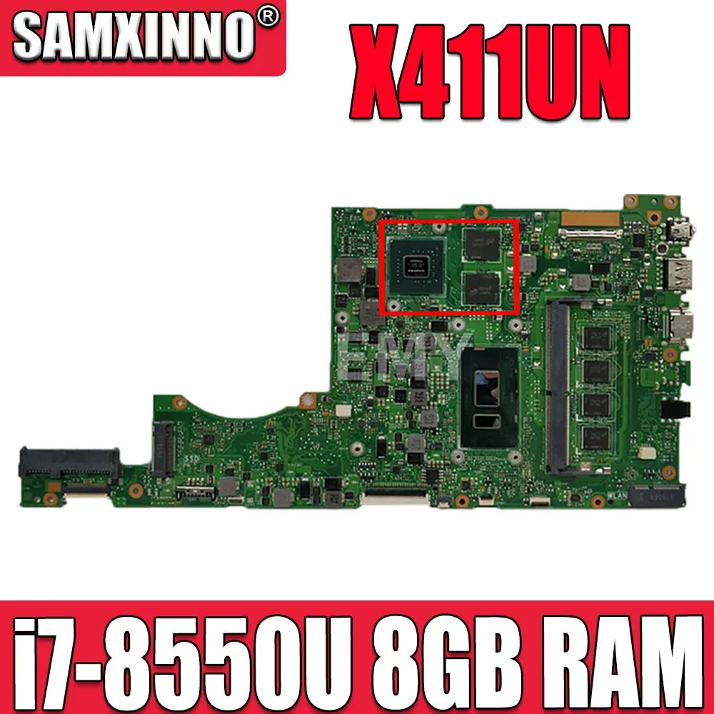 Материнская плата X411UN REV2.0 для ASUS X411UN X411UNV X411UA X411U, материнская плата ноутбука i7-8550U, 8 ГБ ОЗУ MX150-GPU
Материнская плата X411UN REV2.0 для ASUS X411UN X411UNV X411UA X411U, материнская плата ноутбука i7-8550U, 8 ГБ ОЗУ MX150-GPU
