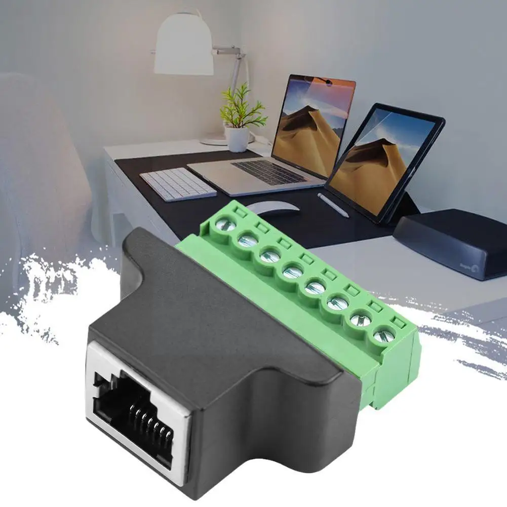 Новинка 2021, переходник RJ45 с внутренней резьбой на клемму, 8-контактный разъем, удлинитель кабеля Ethernet M9U9
Новинка 2021, переходник RJ45 с внутренней резьбой на клемму, 8-контактный разъем, удлинитель кабеля Ethernet M9U9