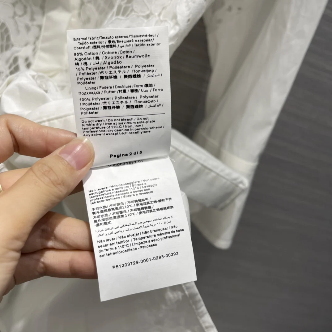 High-end Brand Long Sleeve Shirt Women Summer 2021 Lapel Long Shirts Lady Luxury Embroidery Floral Lace White Shirts with Lining
High-end Brand Long Sleeve Shirt Women Summer 2021 Lapel Long Shirts Lady Luxury Embroidery Floral Lace White Shirts with Lining