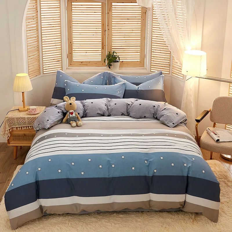 Star Printed Cotton Duvet Quilt Cover Pillow Case Bed Sheet Soft Breathable Single Double King Queen Bedding Set Oceania
Star Printed Cotton Duvet Quilt Cover Pillow Case Bed Sheet Soft Breathable Single Double King Queen Bedding Set Oceania