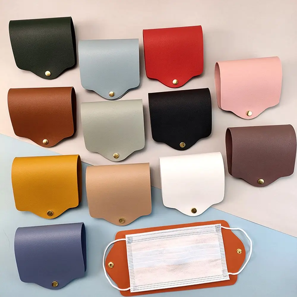 1Pcs Practical Mask Storage Clip Double Sided Leather Mask Temporary Storage Clip Foldable Portable Dust Mask Storage Box
1Pcs Practical Mask Storage Clip Double Sided Leather Mask Temporary Storage Clip Foldable Portable Dust Mask Storage Box