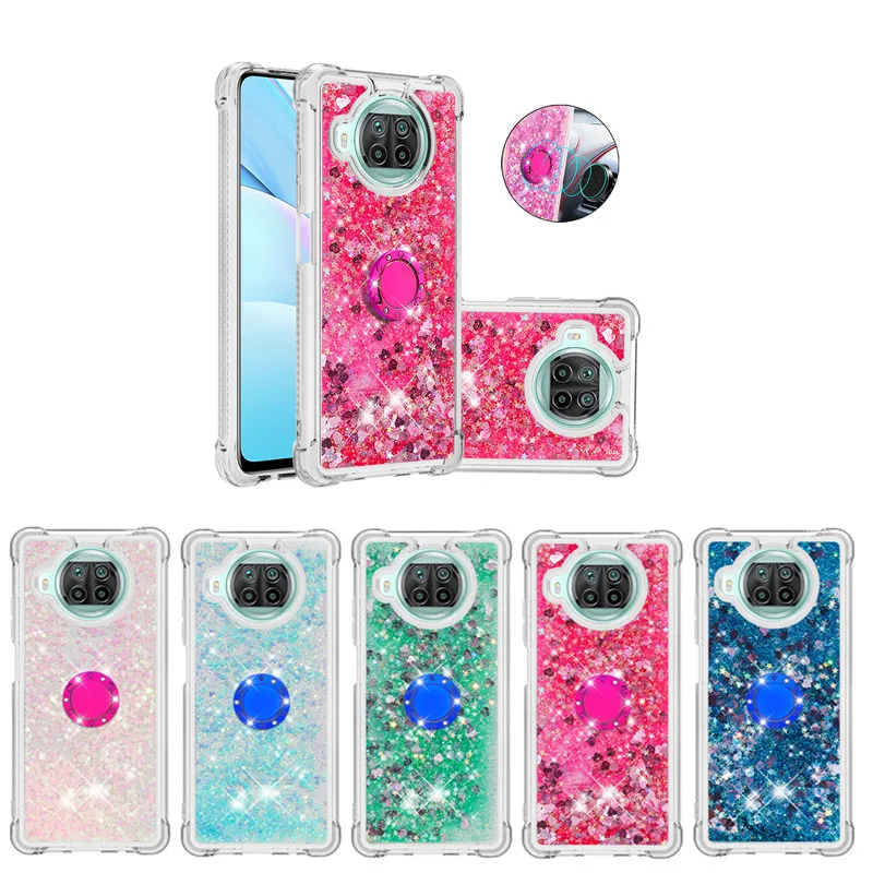 Finger Ring Phone Case For Xiaomi Mi 11 10T Pro Note 10 Lite 5G Poco M3 Cases Silicone Glitter Liquid Holder Back Cover Capa
Finger Ring Phone Case For Xiaomi Mi 11 10T Pro Note 10 Lite 5G Poco M3 Cases Silicone Glitter Liquid Holder Back Cover Capa