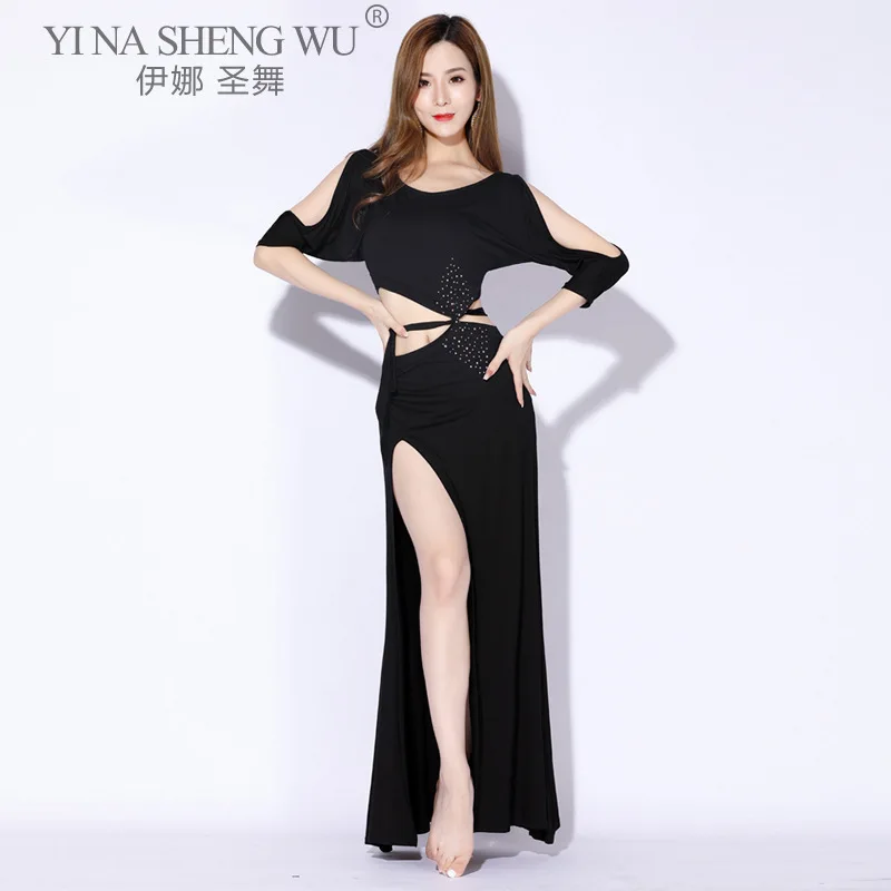 Belly Dance Dress O-Neck Long Dress Dance Practice Performance Clothes Adult Female Elegant Profession Competition Clothing
Belly Dance Dress O-Neck Long Dress Dance Practice Performance Clothes Adult Female Elegant Profession Competition Clothing