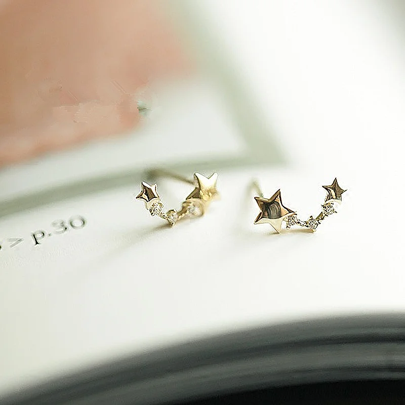 GOLDtutu 9k Solid Gold Meteor Crystal Shooting Star Earring Jewelry Minimal Dainty Bride Bridesmaid
GOLDtutu 9k Solid Gold Meteor Crystal Shooting Star Earring Jewelry Minimal Dainty Bride Bridesmaid