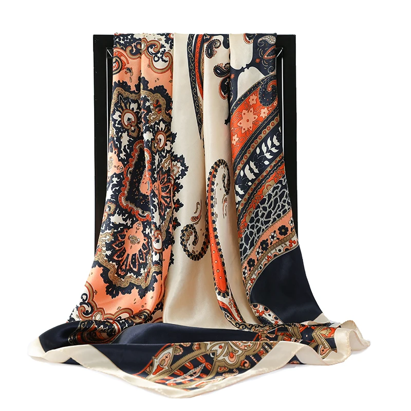 2021 Fashion Silk Scarf Luxury Brand Green Paisley Print Square Foulard Big Bandana Women Satin Silk Head Scarves Shawl 90*90cm
2021 Fashion Silk Scarf Luxury Brand Green Paisley Print Square Foulard Big Bandana Women Satin Silk Head Scarves Shawl 90*90cm