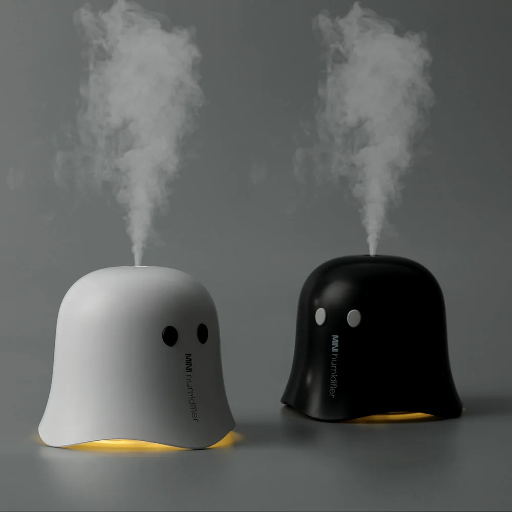 220ML Ultrasonic Air Humidifier Halloween Gift USB Mini Aroma Diffuser Night Light Electric Essential Air Purifier Mist Maker
220ML Ultrasonic Air Humidifier Halloween Gift USB Mini Aroma Diffuser Night Light Electric Essential Air Purifier Mist Maker