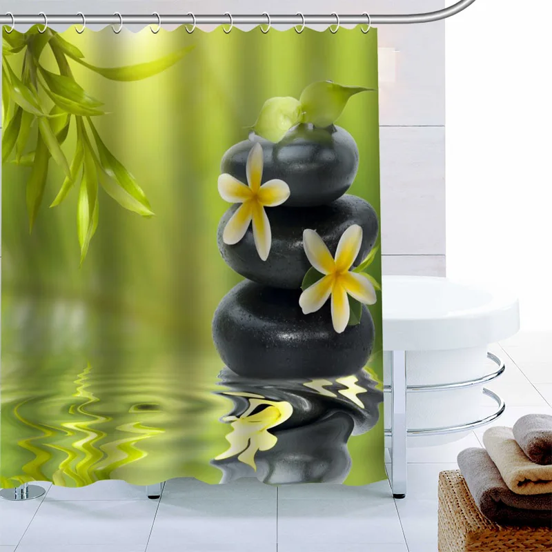 Modern Bamboo And Stone Shower Curtain Palm Decor Waterproof Polyester Fabric Bath Curtain Eco-friendly Bathroom Curtain
Modern Bamboo And Stone Shower Curtain Palm Decor Waterproof Polyester Fabric Bath Curtain Eco-friendly Bathroom Curtain