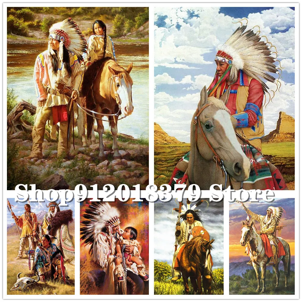 5D Diy Diamond Painting Indians Diamond Embroidery Portrait Horse Rhinestone Picture Needlework Mosaic Cross Stitch Wall Decor
5D Diy Diamond Painting Indians Diamond Embroidery Portrait Horse Rhinestone Picture Needlework Mosaic Cross Stitch Wall Decor