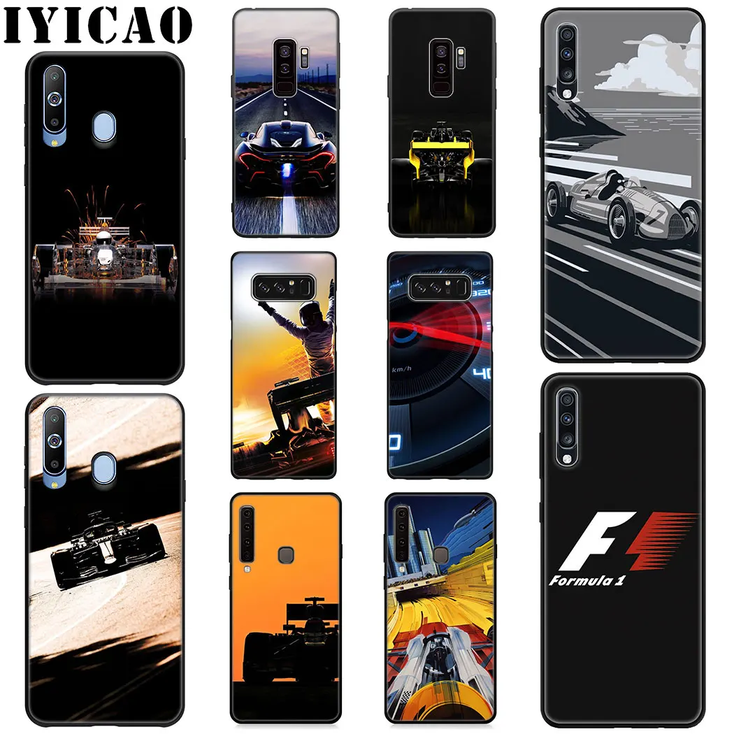 IYICAO Формула 1 автомобиль мягкий чехол для Samsung Galaxy A6 плюс A9 A8 A7 2018 A3 A5 2016 2017
