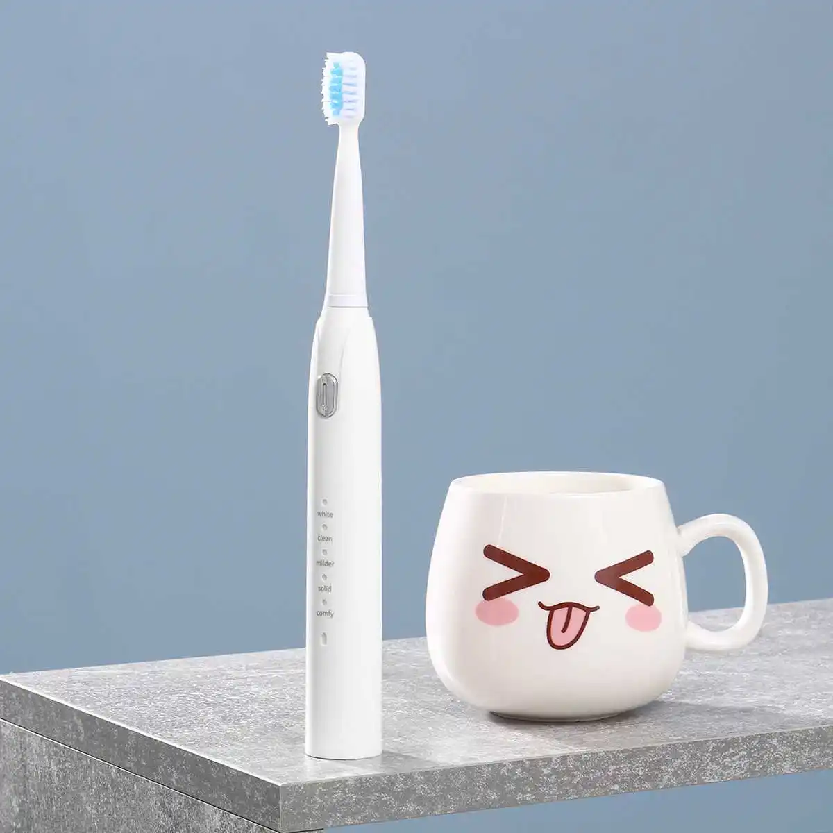 5 Modes Adjustable Electric Toothbrush Waterproof Automatic Sonic ToothBrush Automatic Tooth Cleaning Tool with 2 Brush Heads
5 Modes Adjustable Electric Toothbrush Waterproof Automatic Sonic ToothBrush Automatic Tooth Cleaning Tool with 2 Brush Heads