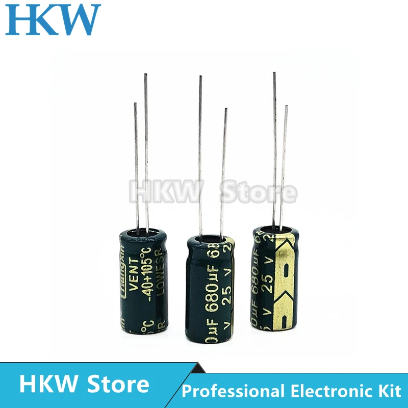 20pcs/lot 680UF 25V 8*16mm 10*13mm High Frequency Low ESR / Impedance Aluminum Electrolytic Capacitor 680uf25V 8X16 10X13 20%
20pcs/lot 680UF 25V 8*16mm 10*13mm High Frequency Low ESR / Impedance Aluminum Electrolytic Capacitor 680uf25V 8X16 10X13 20%