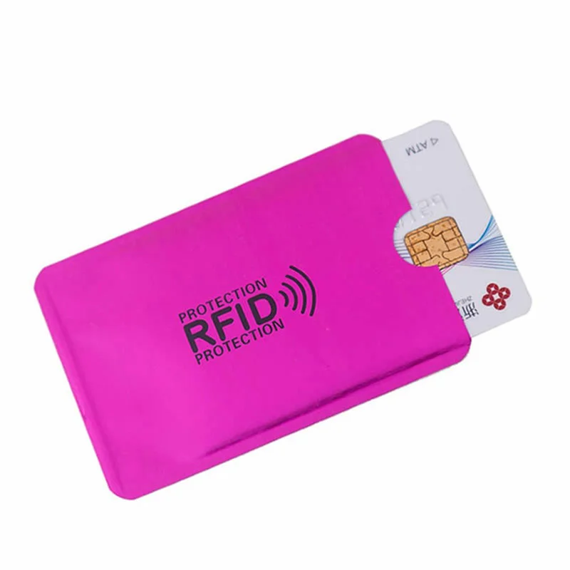 5Pcs Anti Rfid Wallet Blocking Reader Lock Bank Card Holder Aluminium ID Bank Card Case Protection Metal Credit NFC Holder 
5Pcs Anti Rfid Wallet Blocking Reader Lock Bank Card Holder Aluminium ID Bank Card Case Protection Metal Credit NFC Holder
