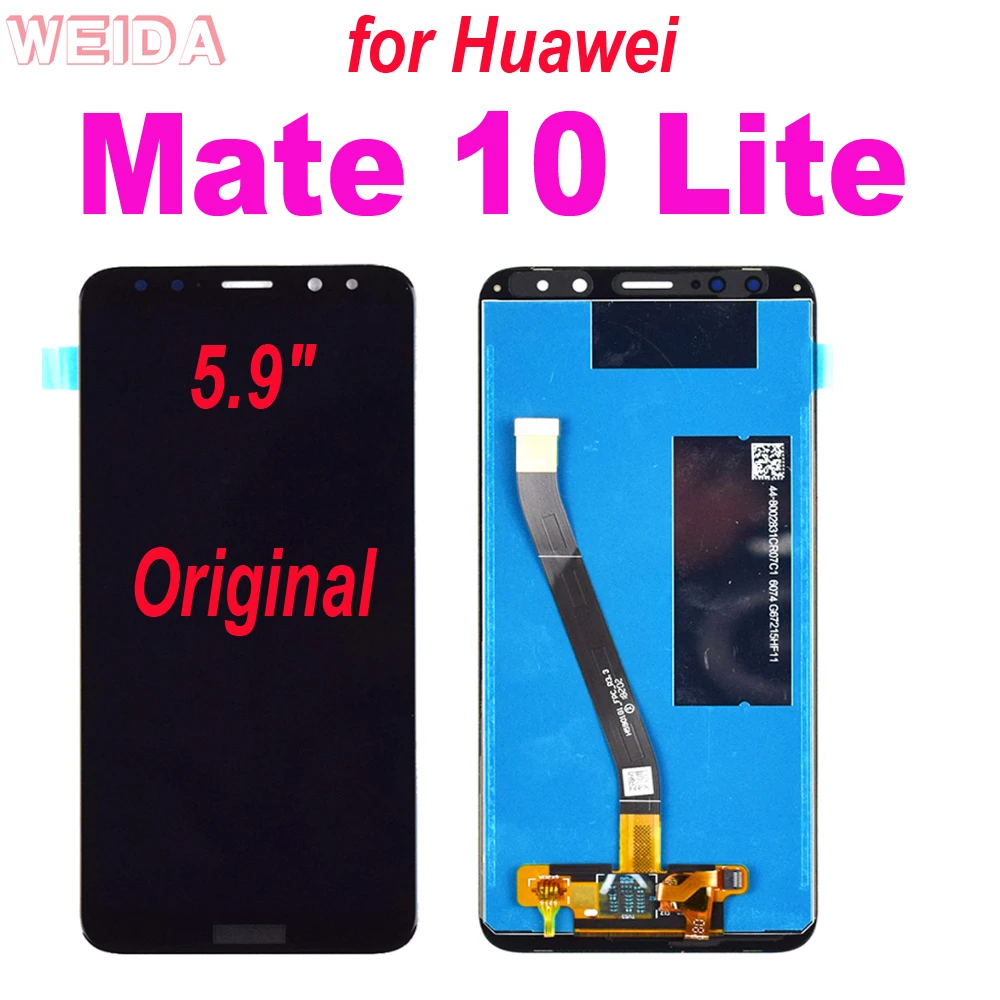 

Original 5.9" For Huawei Mate 10 Lite LCD Display Touch Screen Digitizer Assembly Replacement For Mate 10 Lite Nova 2i RNE-L21