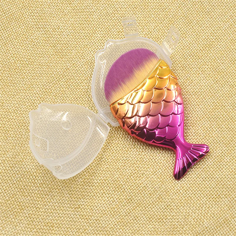 New 1Pc 27 Colors Professional Mermaid Makeup Brush Fish Tail Powder Foundation Cosmetic Tools brochas maquillaje sirena
New 1Pc 27 Colors Professional Mermaid Makeup Brush Fish Tail Powder Foundation Cosmetic Tools brochas maquillaje sirena