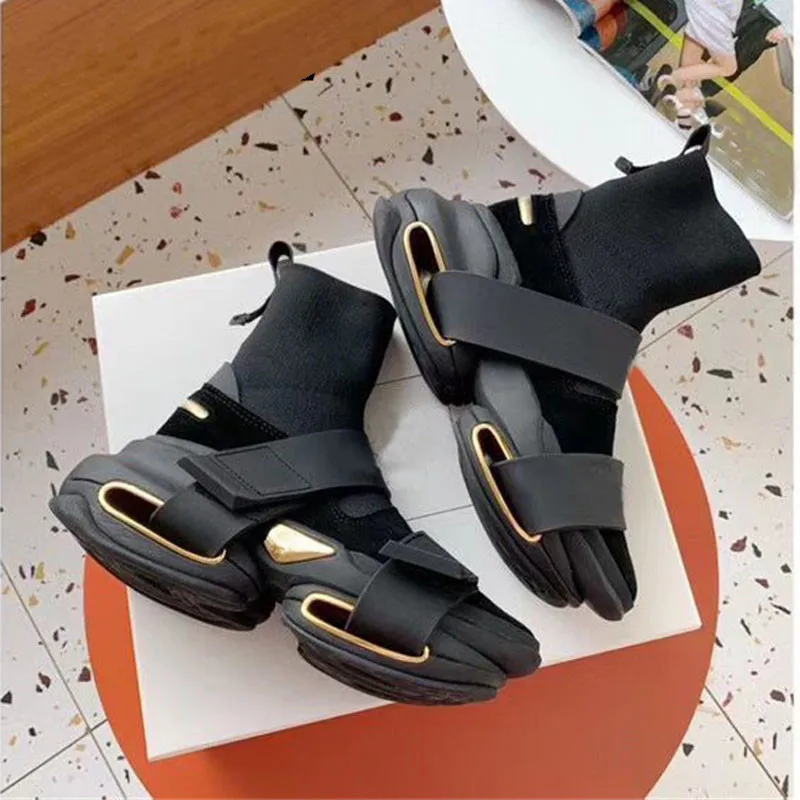 New thick-soled thick-heeled Velcro socks ladies casual boots luxury designer women's shoes knitted women's boots
New thick-soled thick-heeled Velcro socks ladies casual boots luxury designer women's shoes knitted women's boots