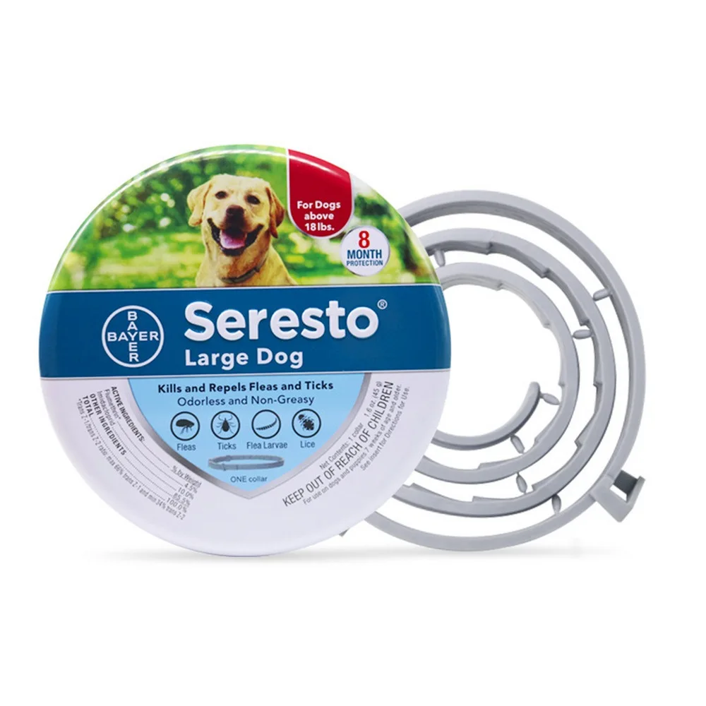 Dog Cat Collar Seresto 8 Month Flea & Tick Prevention Collar for Cats Dog Mosquitoes Repellent Collar Insect Mosquitoes Supplies
Dog Cat Collar Seresto 8 Month Flea & Tick Prevention Collar for Cats Dog Mosquitoes Repellent Collar Insect Mosquitoes Supplies