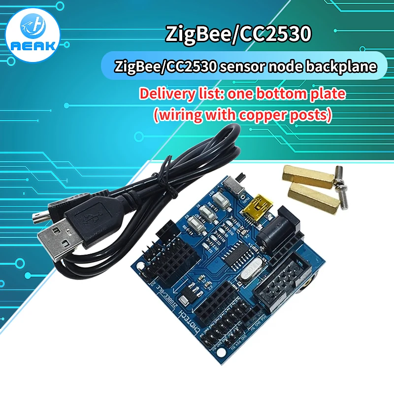 Базовая плата с функциональным модулем CC2530 датчик ZigBee, плата расширения с USB-портом 24 МГц КБ
Базовая плата с функциональным модулем CC2530 датчик ZigBee, плата расширения с USB-портом 24 МГц КБ