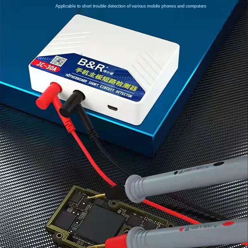 B&R JC-30A Super Current Mobile Motherboard Repair Shortkiller Suitable For IPhone Mobile Phone Short Circuit Repair Tool Box
B&R JC-30A Super Current Mobile Motherboard Repair Shortkiller Suitable For IPhone Mobile Phone Short Circuit Repair Tool Box
