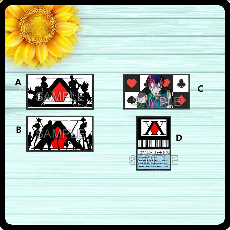 Anime Hunter X Hunter Hisoka Logo Printing Patch Badge Hook & Loop Sew on 9x5cm 
Anime Hunter X Hunter Hisoka Logo Printing Patch Badge Hook & Loop Sew on 9x5cm