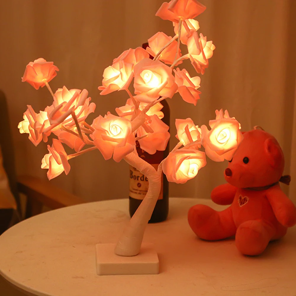 Battery Powered 24 Led Artificial Flower Tree Light Rose Wedding Ramadan Christmas Decorations Valentines Day Easter Decor 2022
Battery Powered 24 Led Artificial Flower Tree Light Rose Wedding Ramadan Christmas Decorations Valentines Day Easter Decor 2022