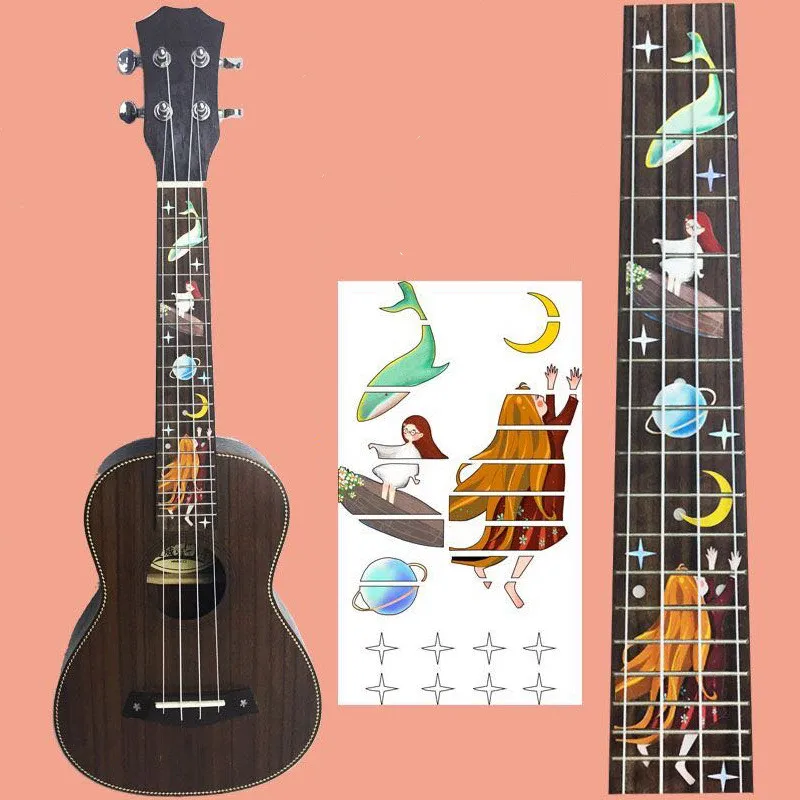 Cartoon Animal Cute Inlay Decals Fretboard Sticker for Ukulele Accessories DIY Ukelele Stickers
Cartoon Animal Cute Inlay Decals Fretboard Sticker for Ukulele Accessories DIY Ukelele Stickers