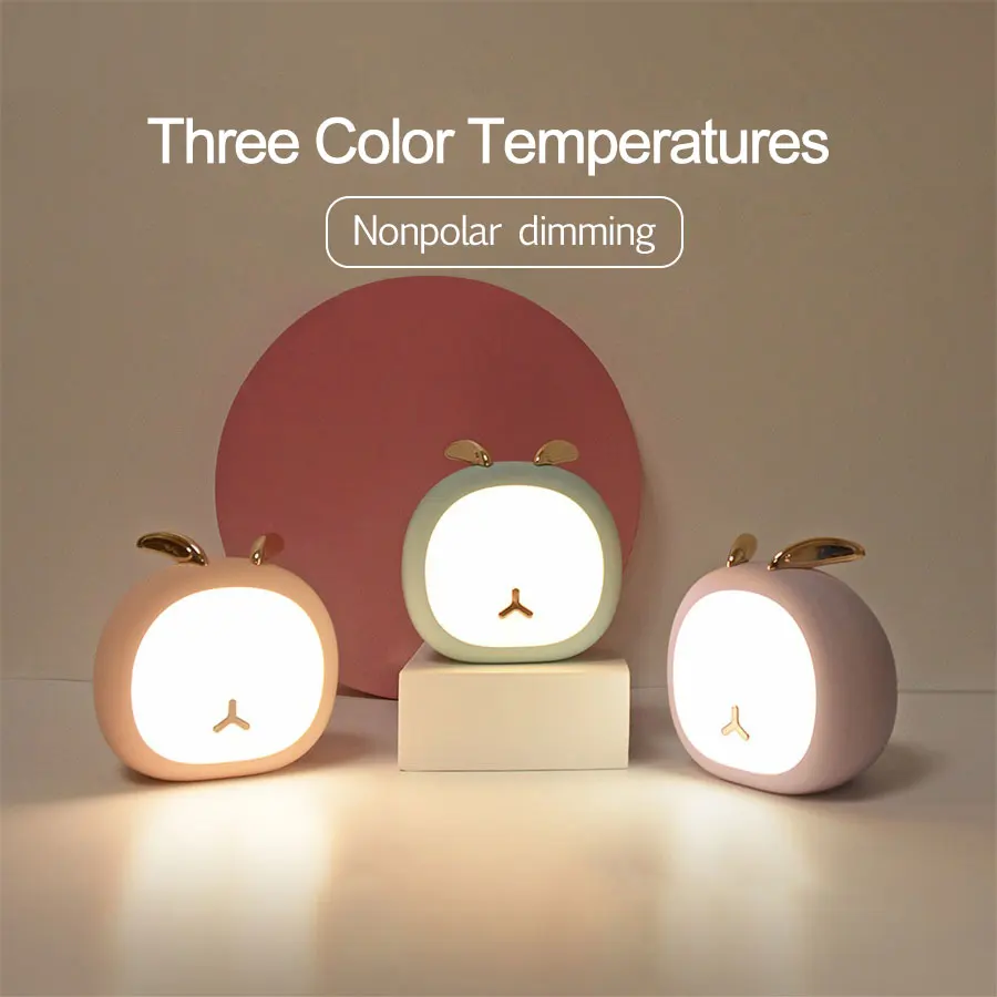 Cute Pet Night Light Deer Rabbit Baby Bedside Table Lamp Children Infinite Touch USB Lighting Table Lamp Home Decoration Gift
Cute Pet Night Light Deer Rabbit Baby Bedside Table Lamp Children Infinite Touch USB Lighting Table Lamp Home Decoration Gift