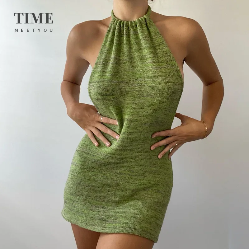 Women Sexy Mini Dresses Sleeveless Bodycon Skinny Club Party Knitted Dress Backless Fall Streetwear Beach Holiday Robe Femme
Women Sexy Mini Dresses Sleeveless Bodycon Skinny Club Party Knitted Dress Backless Fall Streetwear Beach Holiday Robe Femme