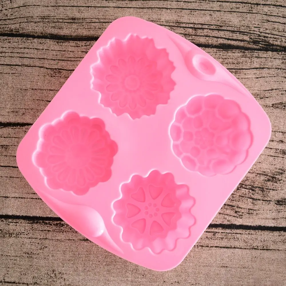 4 Cavity Flower Silicone Cake Mold Pudding Jelly Soap Mold Fondant Decoration Wedding Cake Decorating Tools Fondant Sugarcraft
4 Cavity Flower Silicone Cake Mold Pudding Jelly Soap Mold Fondant Decoration Wedding Cake Decorating Tools Fondant Sugarcraft