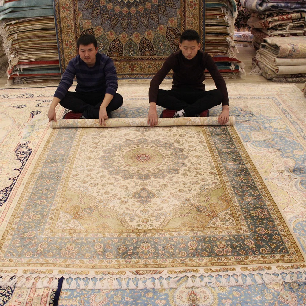 Yilong 5,6 'x 8,3' персидский шелк ручной работы, восточные турецкие узлы, коврик ручной работы Nanyang (CQG38A5.6x8.3)
Yilong 5,6 'x 8,3' персидский шелк ручной работы, восточные турецкие узлы, коврик ручной работы Nanyang (CQG38A5.6x8.3)