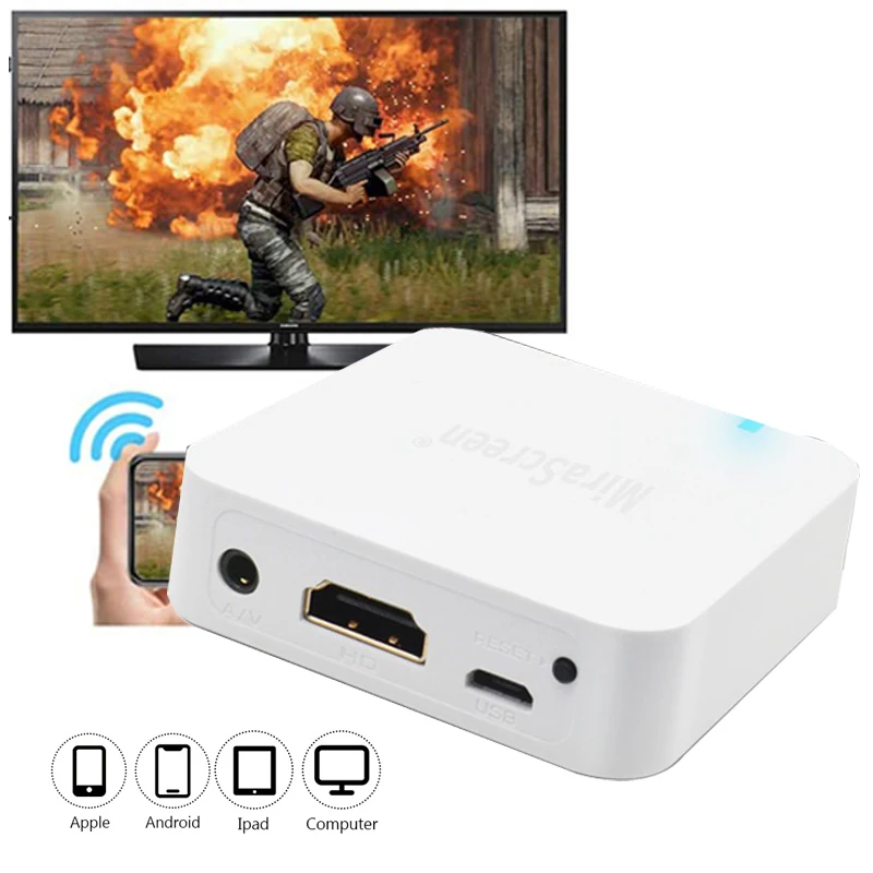 Mirascreen X7 Car Auto Wifi TV Stick Miracast TV Dongle HD AV Output Video Streamer Display For DLNA Airplay For IOS Android
Mirascreen X7 Car Auto Wifi TV Stick Miracast TV Dongle HD AV Output Video Streamer Display For DLNA Airplay For IOS Android
