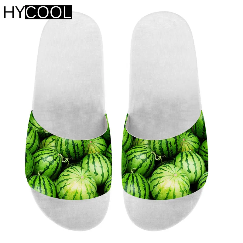 Шлепанцы HYCOOL для мужчин и женщин, Нескользящие сандалии с 3D-принтом арбуза, для ванной и дома, летние тапочки 2020
Шлепанцы HYCOOL для мужчин и женщин, Нескользящие сандалии с 3D-принтом арбуза, для ванной и дома, летние тапочки 2020