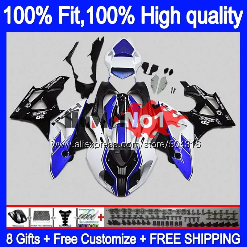 

Injection Mold For BMW S 1000 RR S 1000RR 33MC.42 S1000 RR 2015 2016 2017 2018 S1000RR 15 16 17 18 OEM Fairings Kit blue white