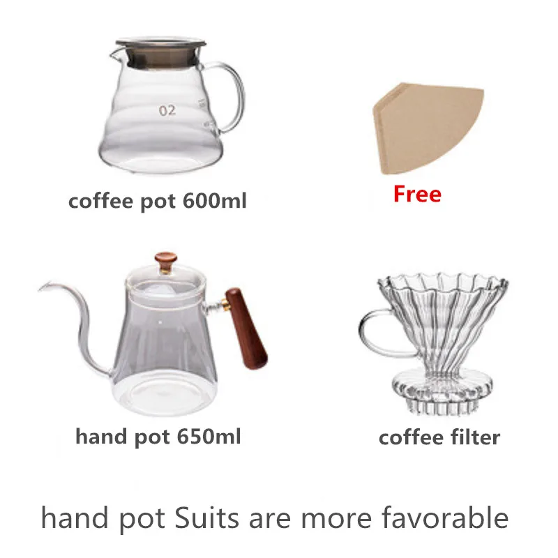 coffee filter V60 server glass coffee pot 600ml espresso maker percolator kettle v60 gooseneck glass carafe reusable filters
coffee filter V60 server glass coffee pot 600ml espresso maker percolator kettle v60 gooseneck glass carafe reusable filters