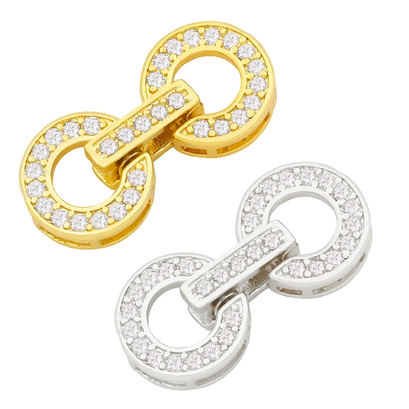 OCESRIO Small Jewelry Connectors for Jewelry Making 2 Holes Copper Gold Plated Zircon DIY Craft Supplies cnta011
OCESRIO Small Jewelry Connectors for Jewelry Making 2 Holes Copper Gold Plated Zircon DIY Craft Supplies cnta011