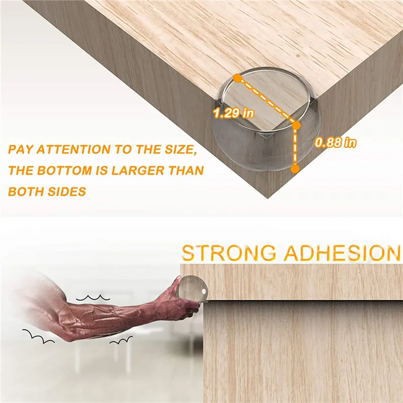 BalleenShiny 12/18PCS Baby Safety Silicone Protector Child Safety Furniture Baby Table Edge Corner Protector Anticollision Guard
BalleenShiny 12/18PCS Baby Safety Silicone Protector Child Safety Furniture Baby Table Edge Corner Protector Anticollision Guard